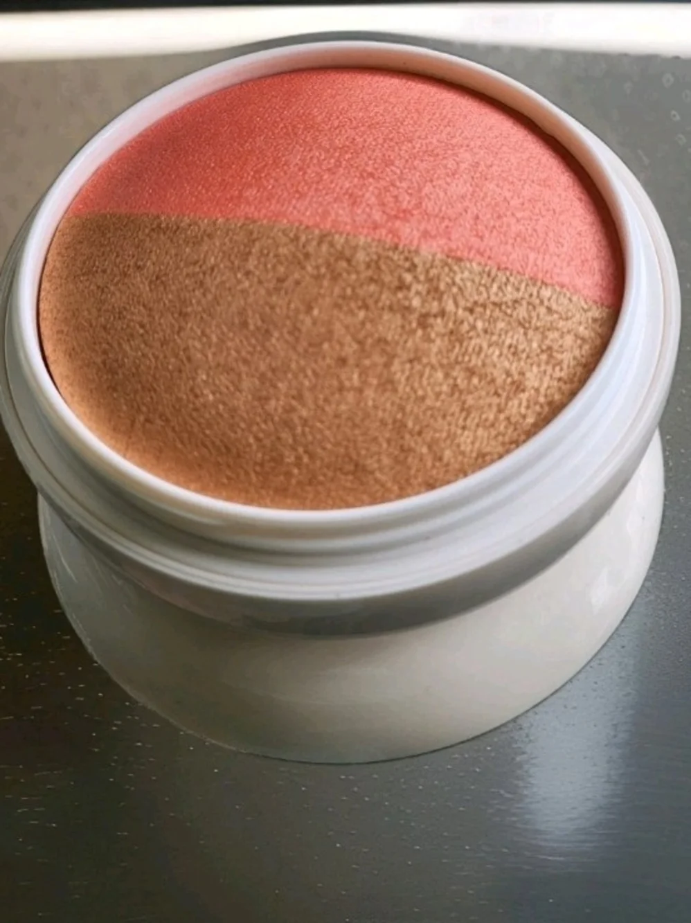 DIBS Starstruck Baked Powder Bronzer Duo - Pink & Bronze Shimmer Vegan